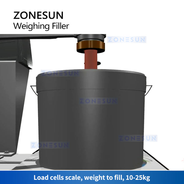 ZONESUN Explosion-proof Weighing Filling Machine Paint Bucket Filler ZS-WF4