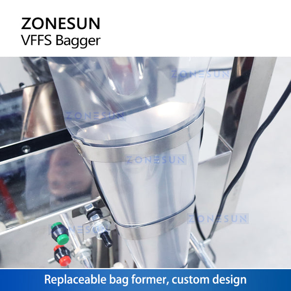 ZONESUN ZS-GZ200 Automatic Grain Filling and Sealing Machine 3 Side Seal with Printer