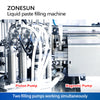 Zonesun ZS-SVYT4D Dual System Liquid Paste Servo Filling Machine