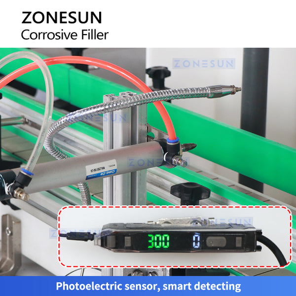 Zonesun Chemical Liquid Filling Machine Bleach Pesticide Disinfectant  Filler Equipment  ZS-YTCR10A