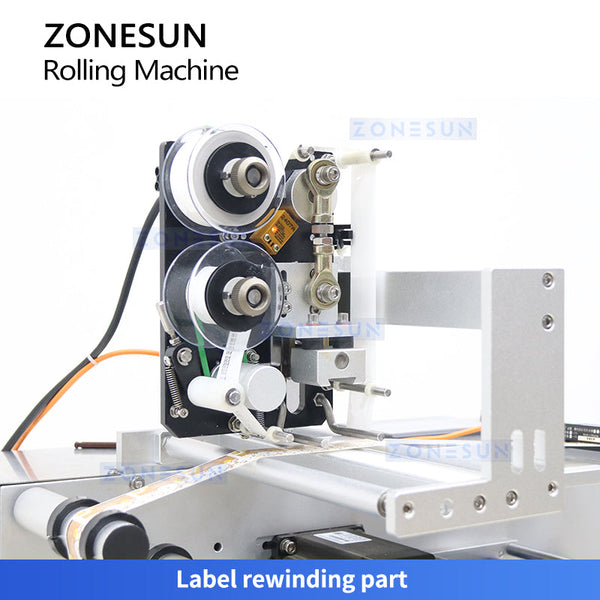 Zonesun ZS-RW3 Roll to Roll Label Rewinding Machine with Date Coder