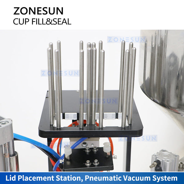 Zonesun ZS-AFC06 Automatic Cup Filling and Sealing Machine Cup Packaging Machine