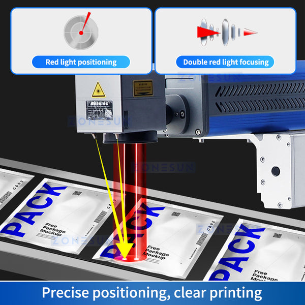 ZONESUN CO₂ Laser Date Code Printing Machine ZS-LMC1