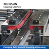 ZONESUN ZS-XG440T Automatic Servo Motor Capping Machine with Cap Feeder