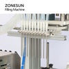 ZONESUN ZS-DTPP10D 10 Diving Nozzles Automatic Essential Oil Liquid Small Bottle Filling Machine 10ML