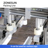 ZONESUN Four Piston (thermal insulation) Paste Filling Capping Labeling Machine ZS-FAL180D9