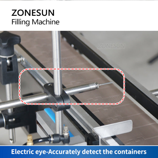 ZONESUN Automatic 4 Nozzles Servo Piston Pump Liquid Filling Machine ZS-SV4HS