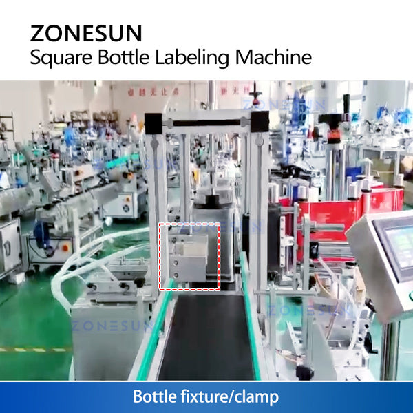 ZONESUN ZS-SL25 Square Flat Bottle Wrap-around One Circle Labeling Machine