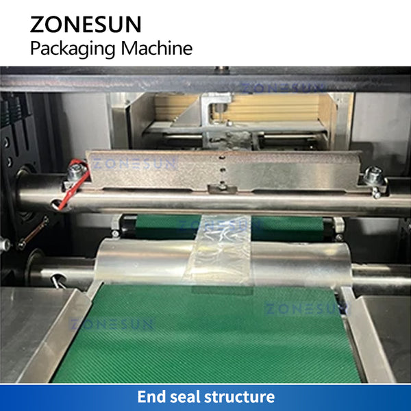 ZONESUN 4 Side Sealing Horizontal Flow Wrapper ZS-DCF100