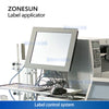 ZONESUN Automatic Corner Wrap 3-side Label Applicator Labeling Machine ZS-TB833C