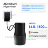 ZONESUN Handheld Portable 5cm QR Barcode Multilingual Inkjet Printing Machine ZS-HIP508