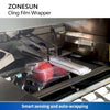 ZONESUN Automatic Food Tray Wrapper Cling Film Wrapping Machine  ZS-CW25