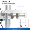 Zonesun ZS-JG300V Perfume Tube Cutting Machine V shape