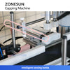 ZONESUN ZS-XG1870M Automatic Capping Machine 4 Wheel Screw On Cap Capping Equipment