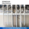 ZONESUN ZS-CL6T Automatic 6 Nozzle Magnetic Pump Filling Machine with Dust Cover