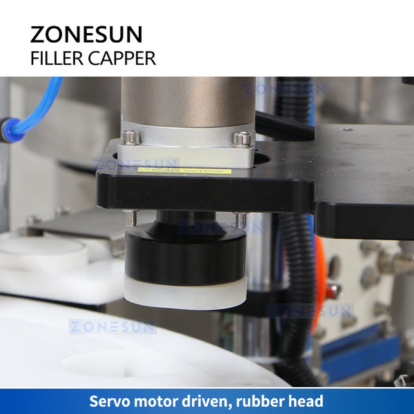 ZONESUN Rotary Pump Paste Filling and Capping Machine Servo Capping ZS-AFC26