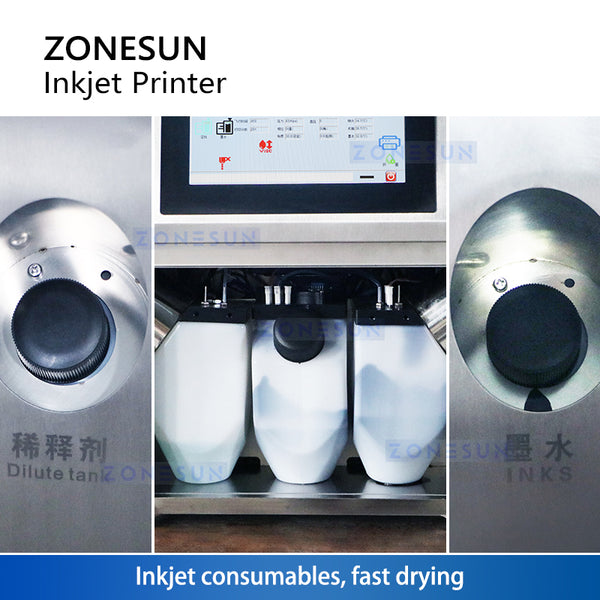 ZONESUN ZS-IIP800 Bottle Carton Plastic Bag Printing Machine