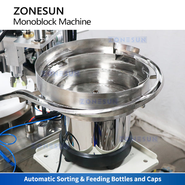 ZONESUN ZS-AFCL4 Monoblock Filling Capping Labeling Packaging Machine