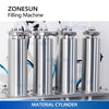 ZONESUN ZS-YTZL500 5-500ml 4 Heads Desktop Semi Automatic Vacuum Perfume Filling Machine