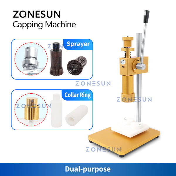 ZONESUN ZS-TYG2 Manual Perfume Crimping Machine Spray Bottle Crimper