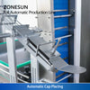 ZONESUN ZS-FAL180X2 Automatic F-style Bottle Servo Filling and Capping Machine With Cap Feeder