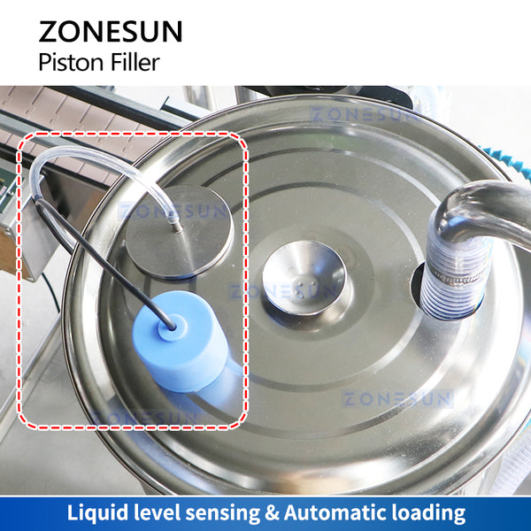 ZONESUN ZS-YT1T-1PX Automatic Servo Piston Paste Filling Machine