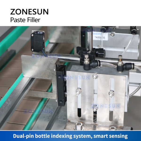 ZONESUN Double Head Rotor Pump Jams Cream Paste Filling Machine ZS-VTRP2A