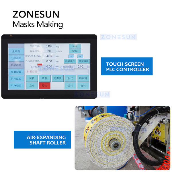 ZONESUN ZS-HY220 Automatic Steam Eye Mask Manufacturing Machine