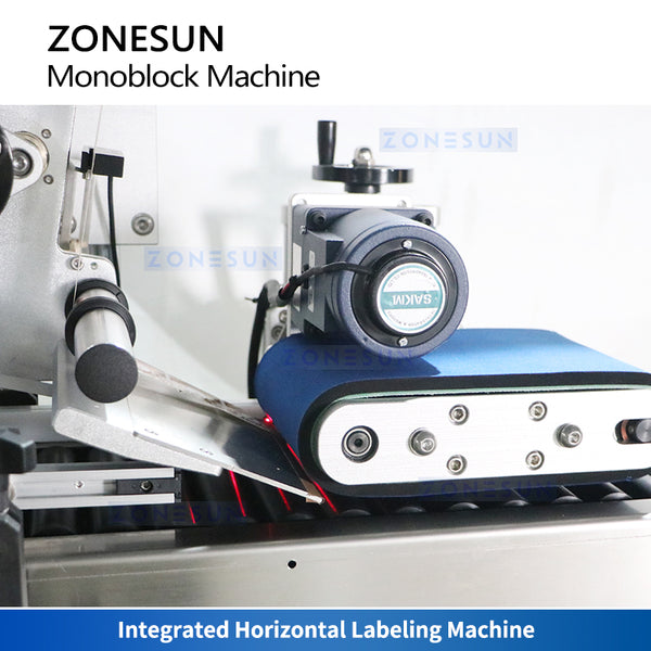 ZONESUN ZS-AFCL4 Monoblock Filling Capping Labeling Packaging Machine