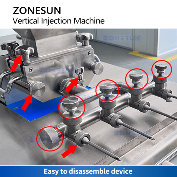 Zonesun ZS-CZI3 Bread Filling Machine Automatic Bread Injection Machine