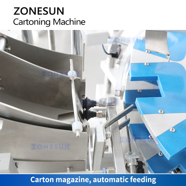 ZONESUN ZS-MSZH50L Automatic Vertical Box Cartoning Machine