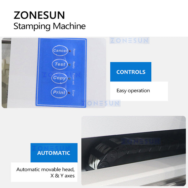 ZONESUN ZS-8025D Digital Stamping Machine Printer