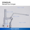 ZONESUN Manual Aerosol Can Sealing Machine Spraying Bottle Sealer Can Crimper ZS-YG25