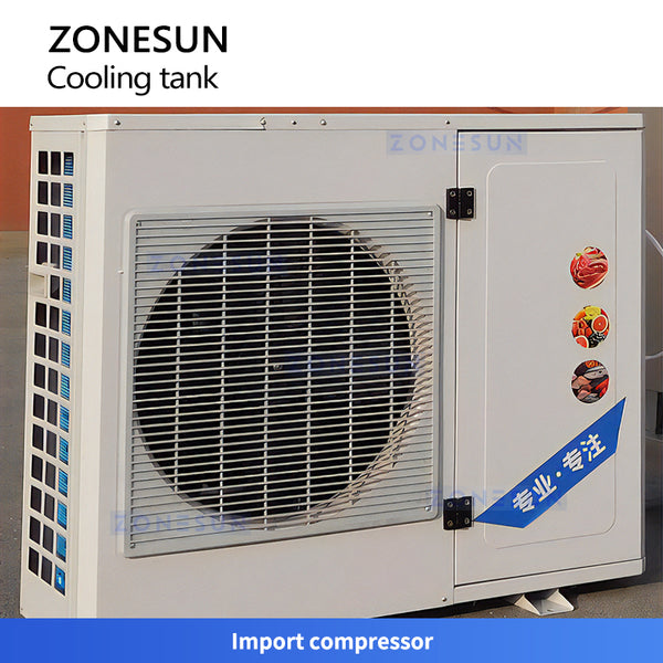 ZONESUN Cooling Refrigeration Tank ZS-CT200L Food Storage Mixing Function