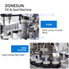 ZONESUN ZS-FSAP16 Automatic Paste Filling Tube Edge Folding Sealing Machine