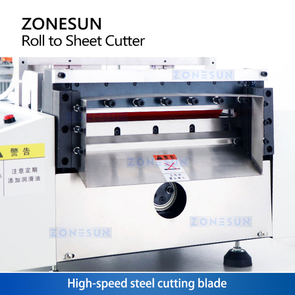 ZONESUN EVA foam PET PVC Reflective Film Roll to Sheet Cutting Machine ZS-DBC300