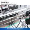 ZONESUN ZS-FAL180R3 4 Heads Servo Liquid Filling Capping Labeling Machine Square Flat Bottle