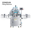 ZONESUN Automatic 4 Nozzles Servo Piston Pump Liquid Filling Machine ZS-SV4HS