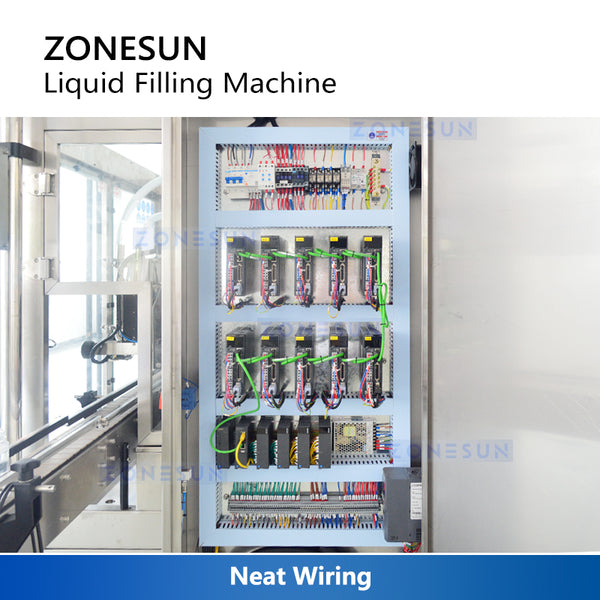 ZONESUN Four Head High Speed Tracking Servo Paste Filling Machine ZS-VTPF4