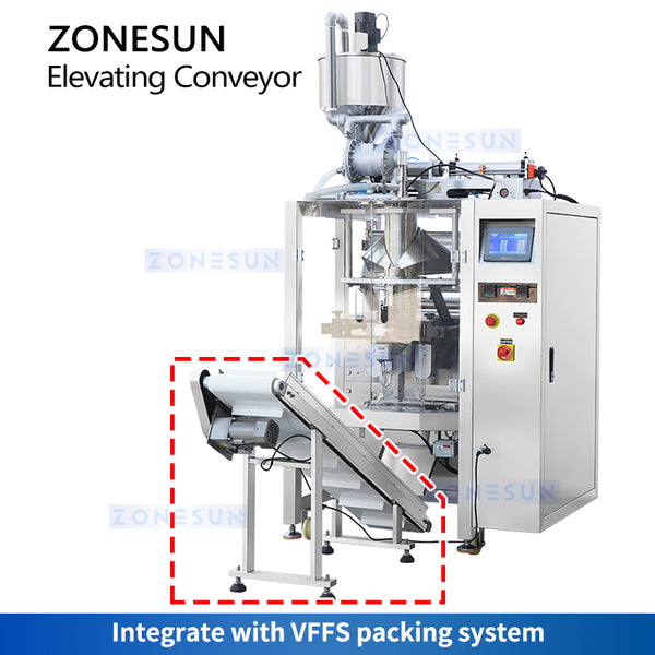 ZONESUN ZS-SLJ6 Automatic Conveyor Belt Cargo Transport Elevator