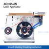 ZONESUN Corner Wrap Labeling Machine Tamper Proof Seal Label Applicator Labeler ZS-TB90