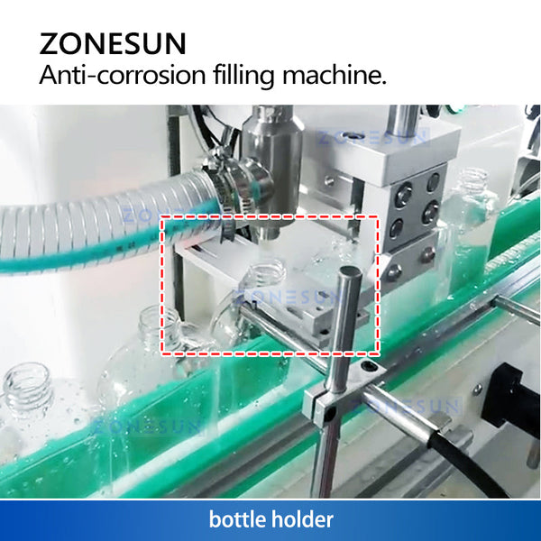 Zonesun ZS-YTCR1A Chemical Liquid Filler Corrosion Resistant Filling Machine