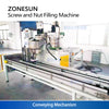 ZONESUN ZS-LSM15 Nut and Bolt Fasteners Hardware Packing Machine Granule Dispenser Packer