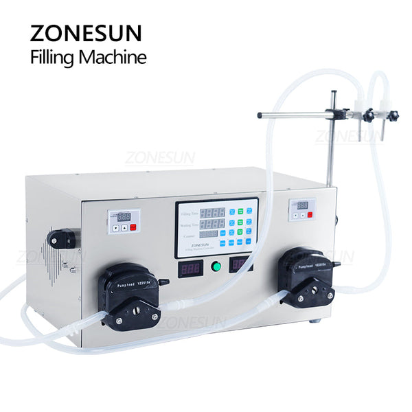 ZONESUN ZS-YTPP2 2 Nozzles Peristaltic Pump Liquid Filling Machine