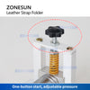 ZONESUN Manual Leather Belt Rolling Machine Shoulder Strap Leather Laminating Folding Machine ZS-LSF1