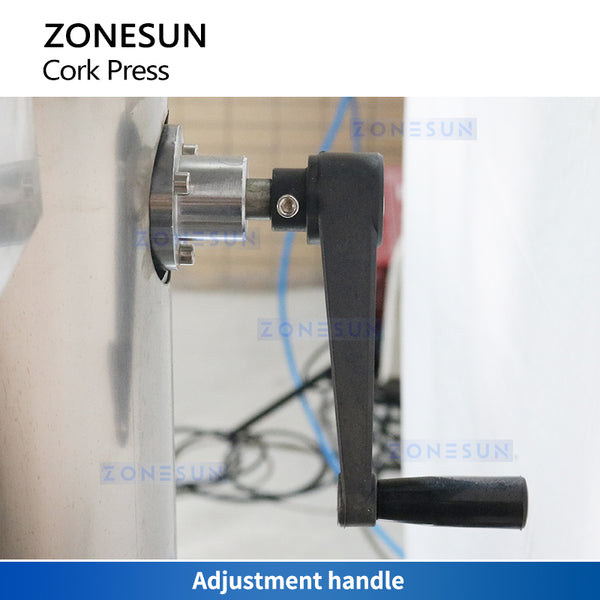 ZONESUN ZS-DSJ2 Cork Pressing Machine Red Wine Bottles Sealing Automatic Feeding Cork Production Line