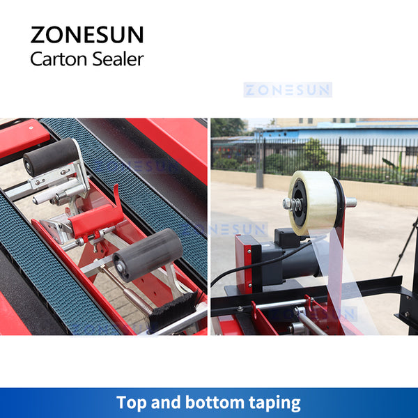 ZONESUN ZS-FK6050 Automatic Both Sides Carton Sealing Machine