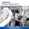 ZONESUN Squeeze Bottle Filling and Capping Machine Peristaltic Pump Filler ZS-AFC33