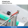 ZONESUN ZS-TB822R Automatic Round Bottle Neck and Body Wraparound Labeling Machine