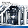 Zonesun ZS-SVYT4D Dual System Liquid Paste Servo Filling Machine